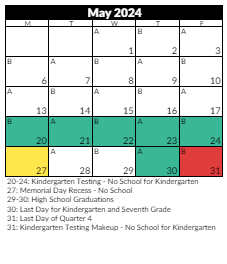 District School Academic Calendar for Lone Peak School for May 2024