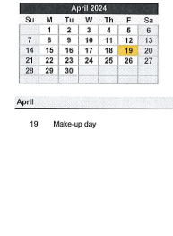 District School Academic Calendar for Kankakee Valley Intermediate Schl for April 2024