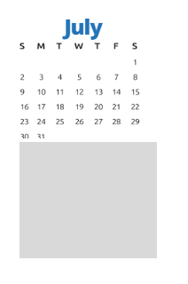 District School Academic Calendar for Northeast Middle for July 2023