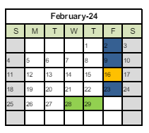 District School Academic Calendar for Columbus Elementary for February 2024