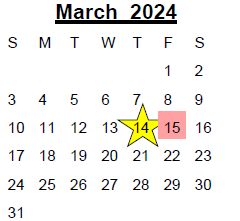 District School Academic Calendar for R C Hinsdale Elementary School for March 2024