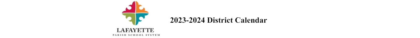 District School Academic Calendar for Lafayette Alternative Program For Students