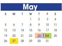 District School Academic Calendar for Lamar Junior High for May 2024