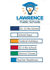 District School Academic Calendar Legend for Quail Run Elementary