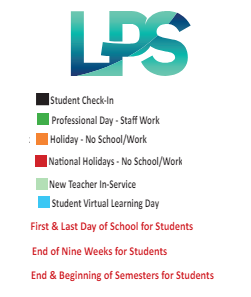 District School Academic Calendar Legend for Douglass Learning Ctr