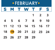 District School Academic Calendar for Cedar Park Middle School for February 2024