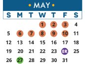 District School Academic Calendar for Reagan Elementary School for May 2024