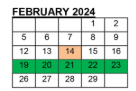 District School Academic Calendar for Smithtown High School-west for February 2024