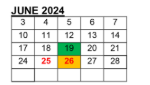 District School Academic Calendar for Smithtown High School-west for June 2024