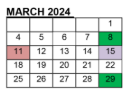 District School Academic Calendar for Smithtown High School-west for March 2024
