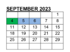 District School Academic Calendar for Smithtown High School-west for September 2023