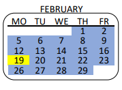 District School Academic Calendar for Tulsa Street Elementary for February 2024