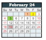 District School Academic Calendar for Smith Valley Elementary School for February 2024