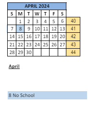District School Academic Calendar for Crestview Elementary School for April 2024
