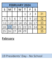 District School Academic Calendar for Crestview Elementary School for February 2024