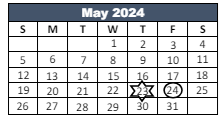 District School Academic Calendar for Paragon Elementary School for May 2024