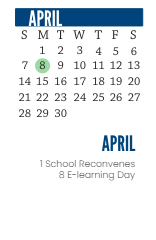 District School Academic Calendar for Douglas Macarthur Elem School for April 2024