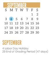 District School Academic Calendar for Douglas Macarthur Elem School for September 2023