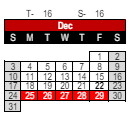 District School Academic Calendar for Haverhill Elementary School for December 2023
