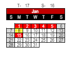 District School Academic Calendar for Haverhill Elementary School for January 2024