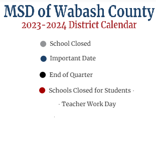 District School Academic Calendar Legend for Sharp Creek Elementary School