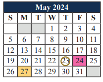 District School Academic Calendar for Alter Ed Ctr for May 2024