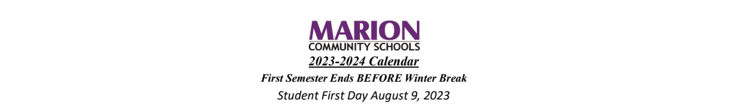 District School Academic Calendar for Allen Elementary School