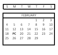 District School Academic Calendar for Tanaina Elementary for February 2024