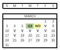 District School Academic Calendar for Colony Middle School for March 2024