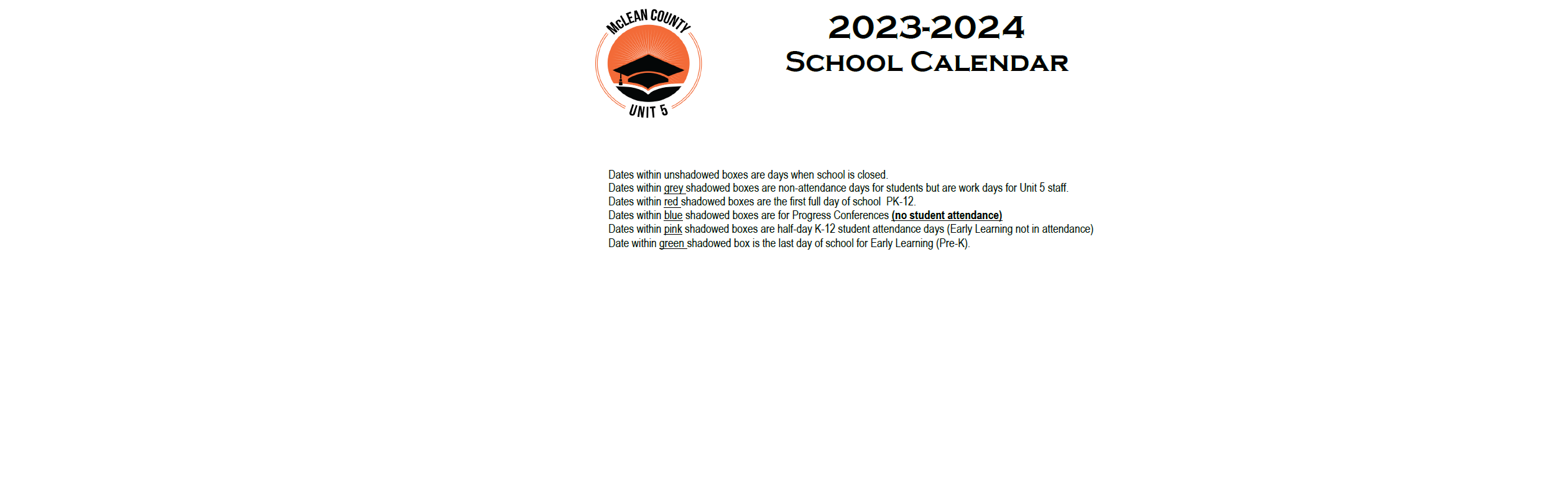 District School Academic Calendar Key for Chiddix Jr High School