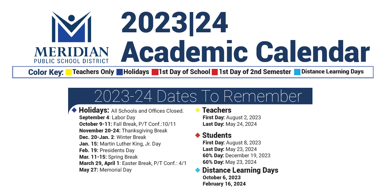 District School Academic Calendar Key for Parkview Elementary School