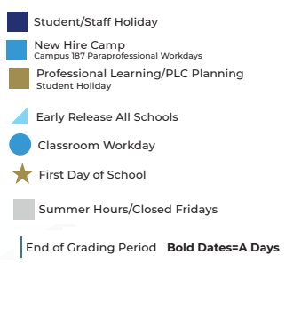 District School Academic Calendar Legend for P A S S Learning Ctr