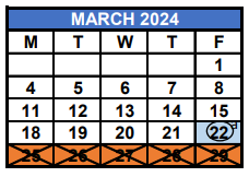 District School Academic Calendar for Flamingo Elementary School for March 2024