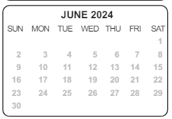District School Academic Calendar for Knapp Elementary School for June 2024