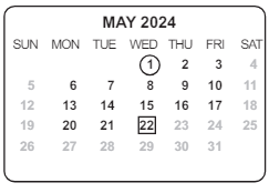 District School Academic Calendar for Knapp Elementary School for May 2024