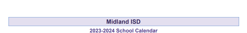 District School Academic Calendar for Santa Rita Elementary