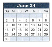 District School Academic Calendar for Benton Central Jr-sr High Sch for June 2024