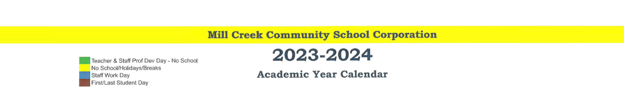 District School Academic Calendar for Benton Central Jr-sr High Sch