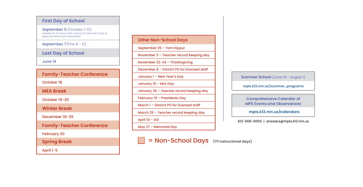 District School Academic Calendar Key for Bryn Mawr Elementary
