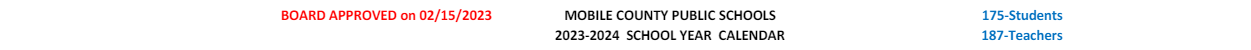 District School Academic Calendar for Er Dickson Elementary School