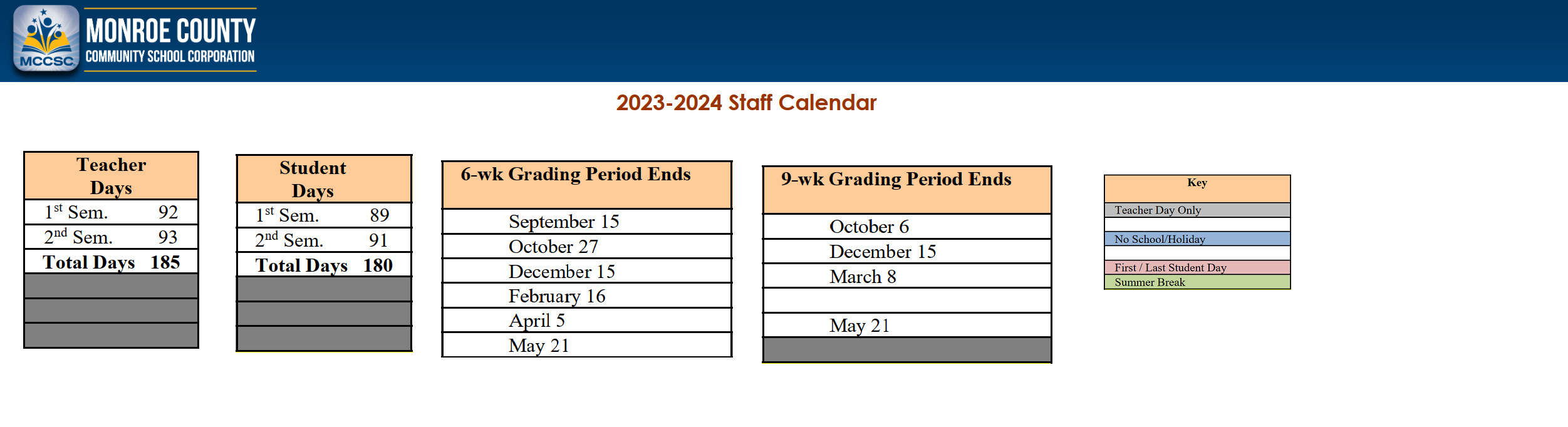 District School Academic Calendar Key for Arlington Heights Elementary School