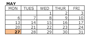 District School Academic Calendar for Macy Intermediate for May 2024