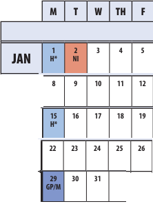 District School Academic Calendar for Roscoe R. Nix Elementary for January 2024