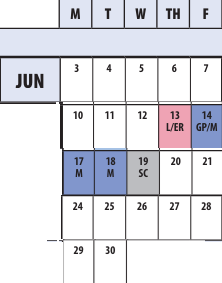 District School Academic Calendar for Roscoe R. Nix Elementary for June 2024