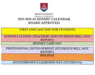 District School Academic Calendar Legend for T S Morris Elementary School