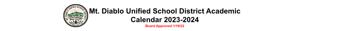 District School Academic Calendar for Horizons Alternative