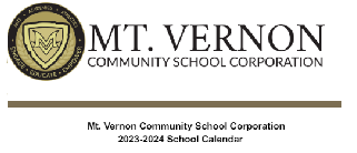 District School Academic Calendar Legend for Mt Comfort Elementary School