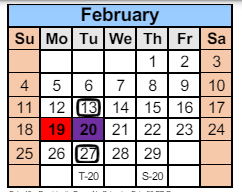 District School Academic Calendar for North View Elementary School for February 2024