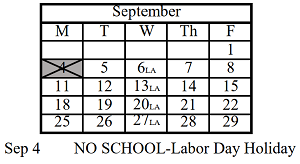 District School Academic Calendar for Steeple Run Elem School for September 2023