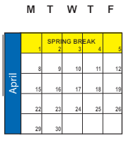 District School Academic Calendar for Maple Mountain High for April 2024